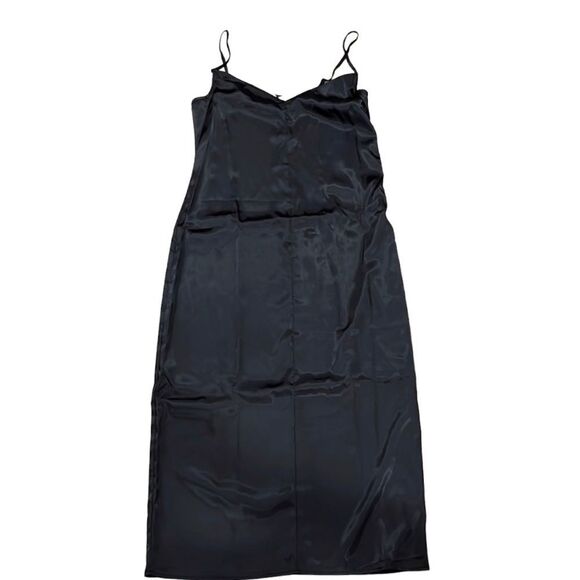 REVOLVE Dress AFRM Katica Black Satin Dress Noir Size XL - Picture 4 of 9